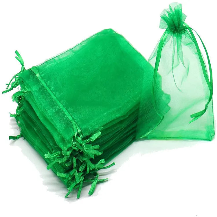 Reusable Fruit Protection Netting Bags with Drawstring (50/100 pcs)