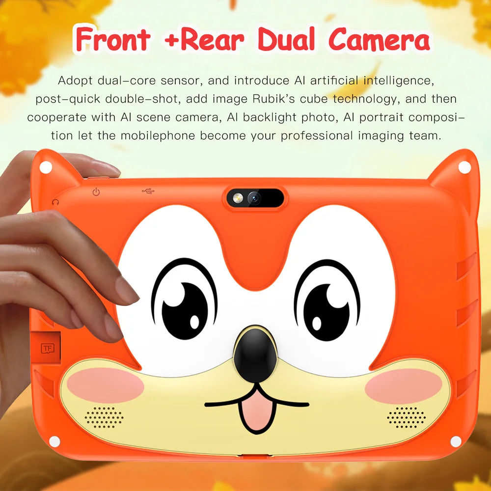 BDF 7" Kids Tablet – Android 13, 4GB+64GB, WiFi, Parental Control, Educational Gift