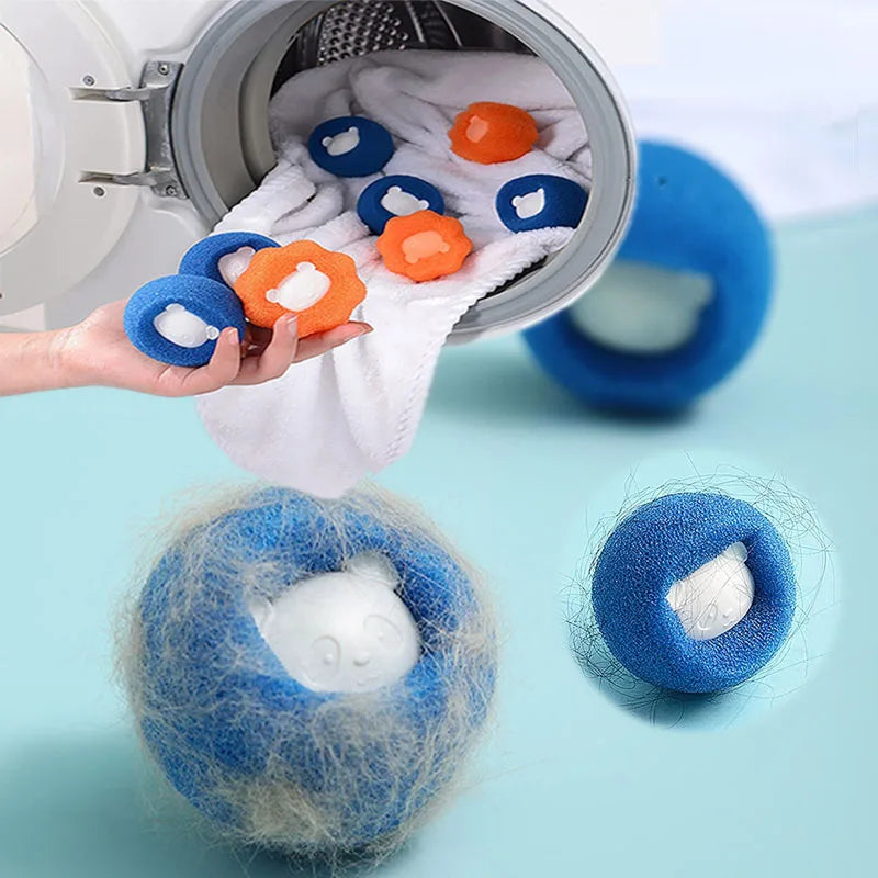 1–5Pcs Reusable Pet Hair Remover Balls – Laundry Lint & Fur Catcher
