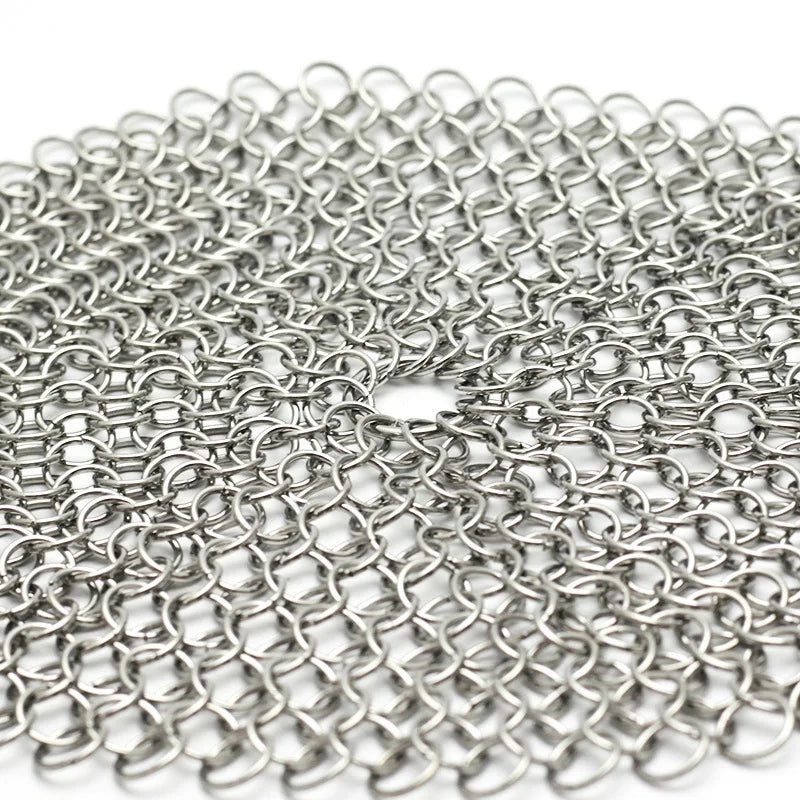 Leeseph Stainless Steel Chainmail Kitchen Scrubber