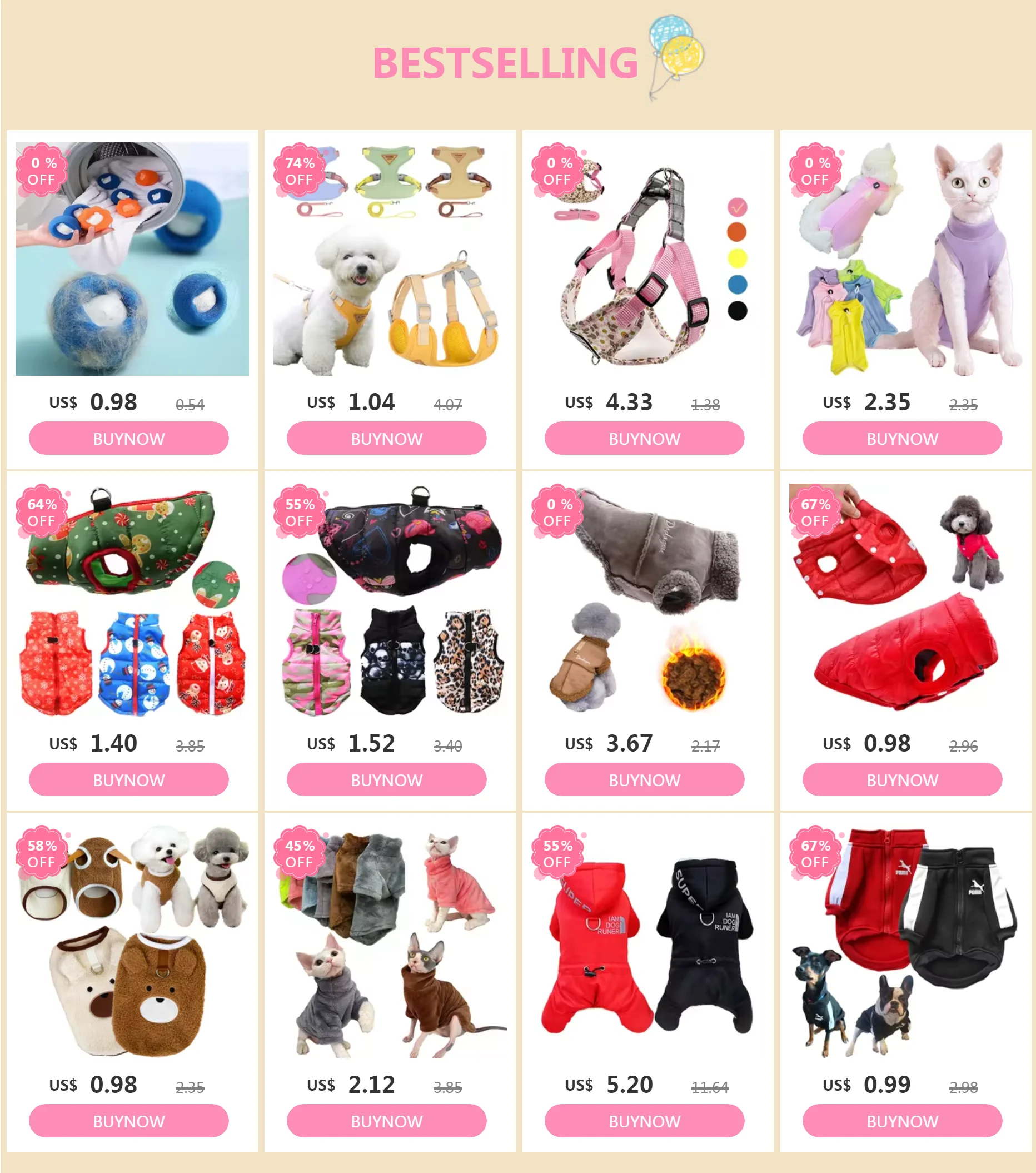 1–5Pcs Reusable Pet Hair Remover Balls – Laundry Lint & Fur Catcher