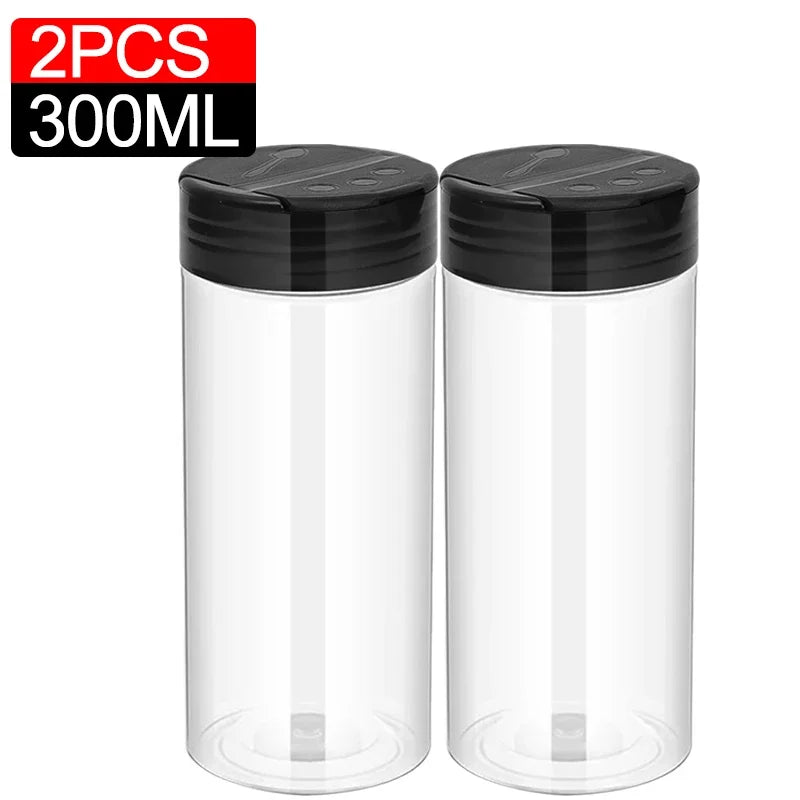 Clear Plastic Spice Shakers (10/1 PCS)