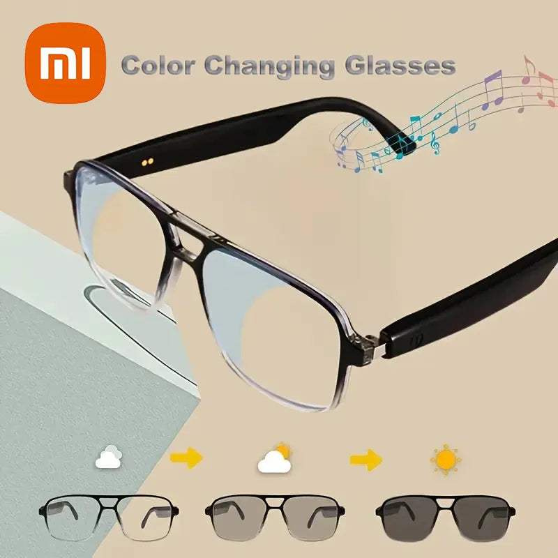 Xiaomi Smart Bluetooth Sunglasses – Photochromic Lens with Call & Voice Navigation