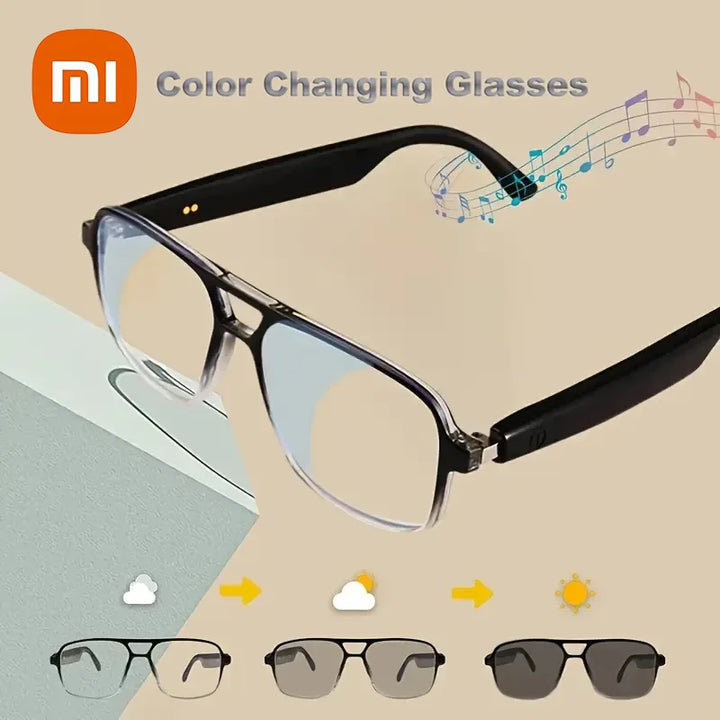 Xiaomi Smart Bluetooth Sunglasses – Photochromic Lens with Call & Voice Navigation