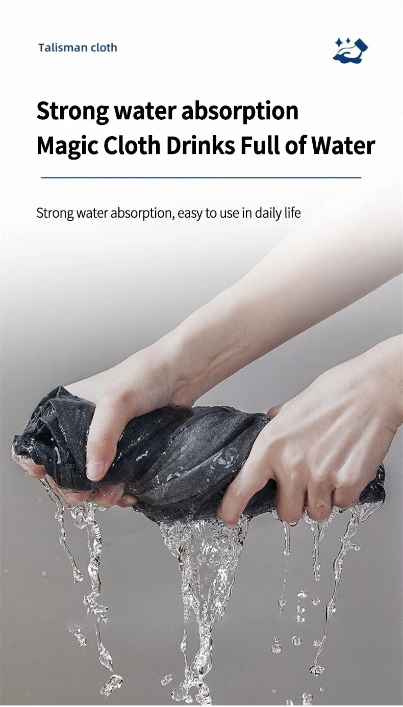 Thickened Microfiber Magic Cleaning Cloth – Lint-Free Towel for Glass, Kitchen, Car