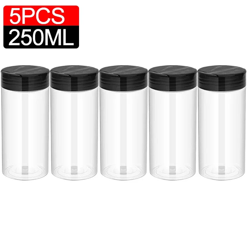 Clear Plastic Spice Shakers (10/1 PCS)