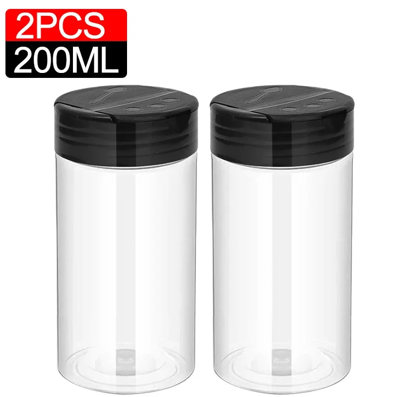Clear Plastic Spice Shakers (10/1 PCS)