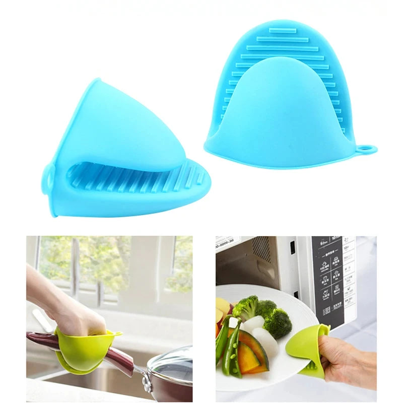 2-Pack Silicone Oven Mitt Clips – Heat Resistant & Anti-Slip