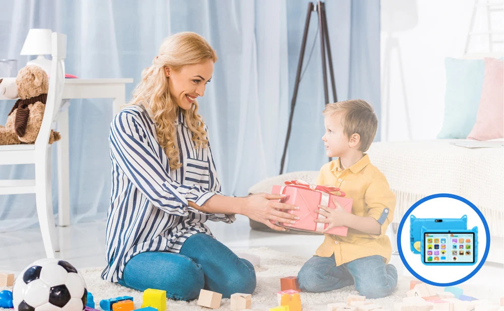 BDF 7" Kids Tablet – Android 13, 4GB+64GB, WiFi, Parental Control, Educational Gift