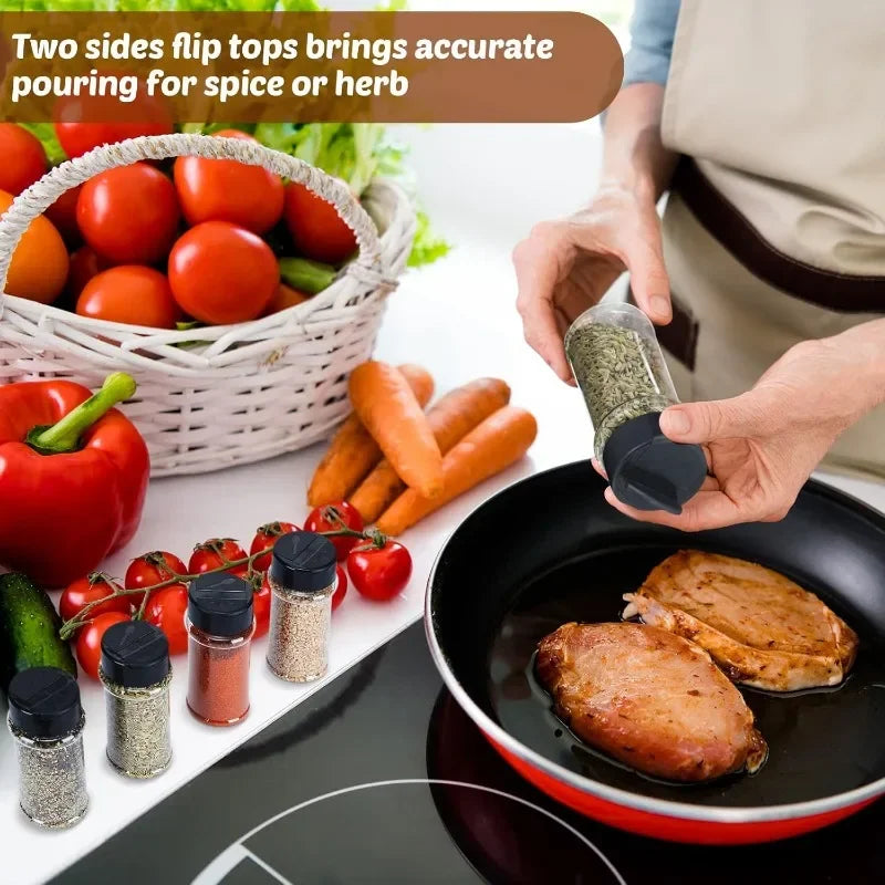 Clear Plastic Spice Shakers (10/1 PCS)