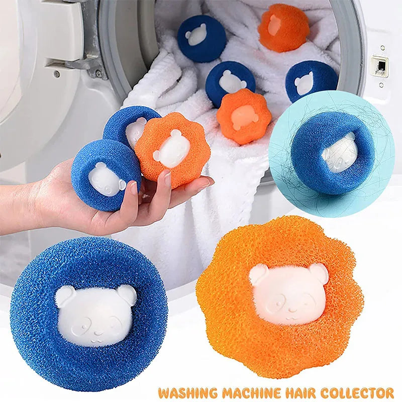 1–5Pcs Reusable Pet Hair Remover Balls – Laundry Lint & Fur Catcher
