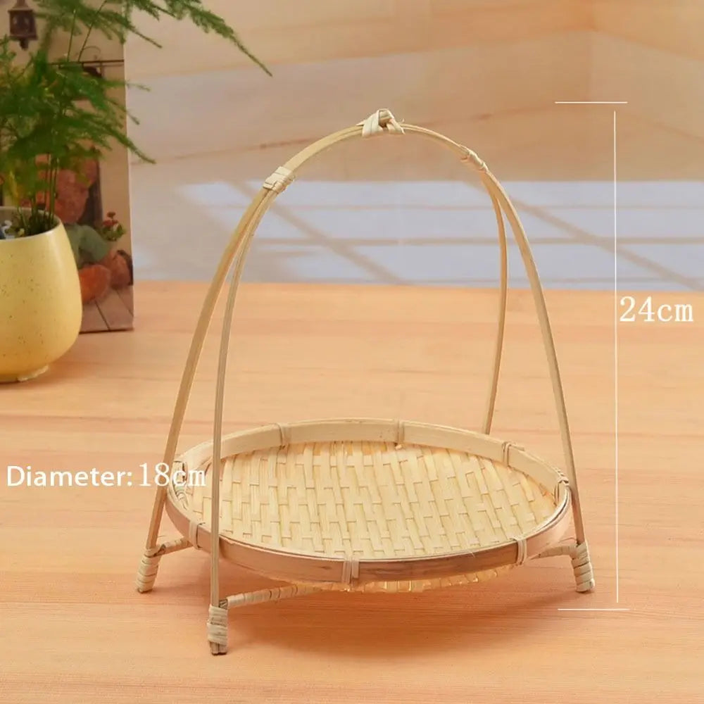 Multi-Layer Bamboo Woven Storage Basket (1-3 Layers)