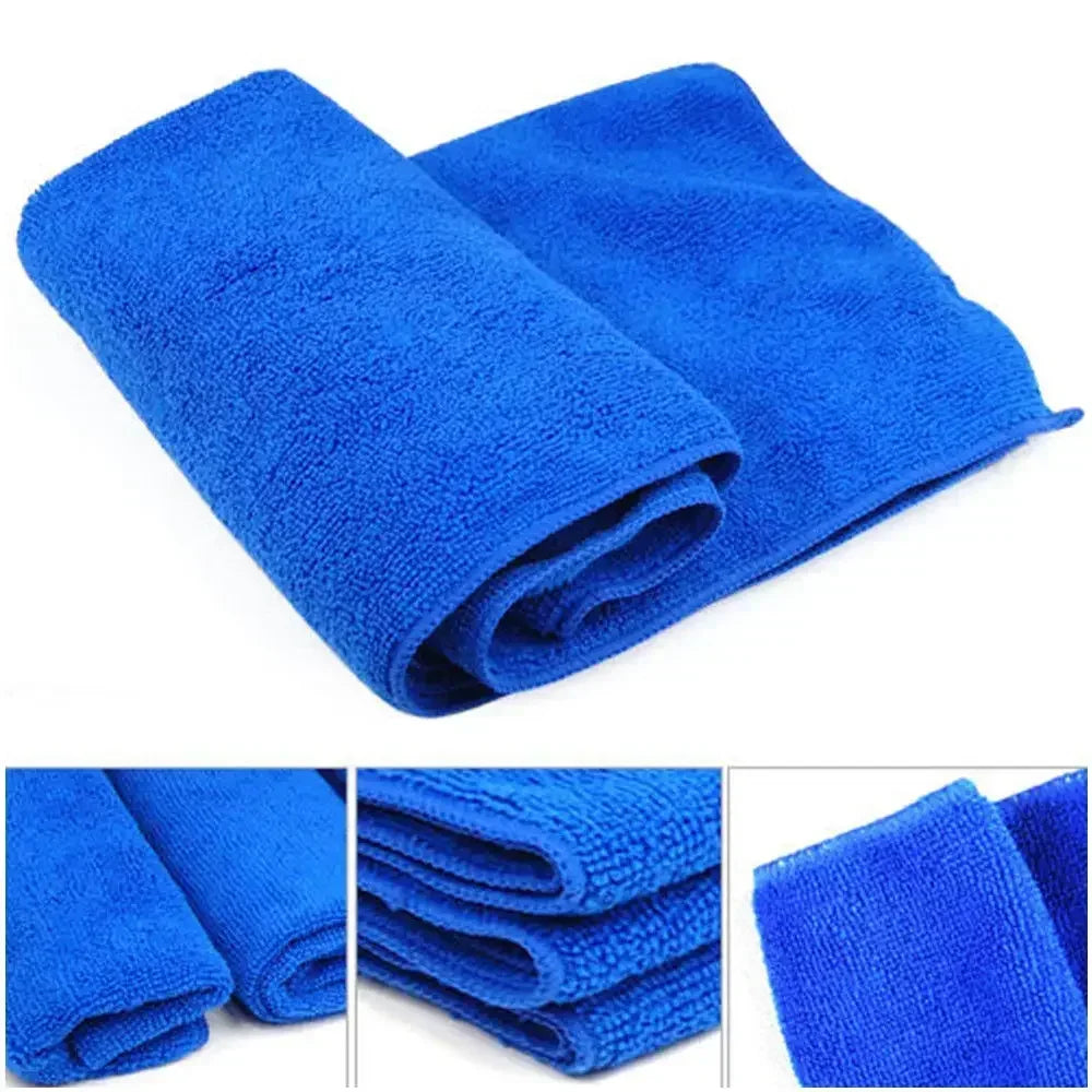 1–20Pcs Microfiber Cleaning Towels – Car Wash, Drying & Polishing Cloths