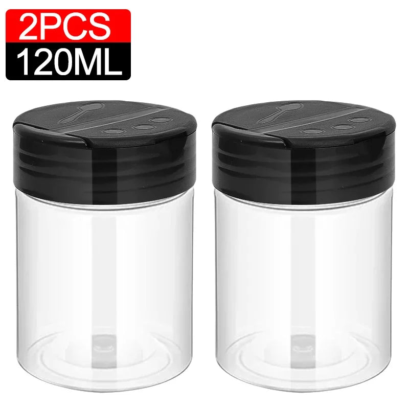 Clear Plastic Spice Shakers (10/1 PCS)