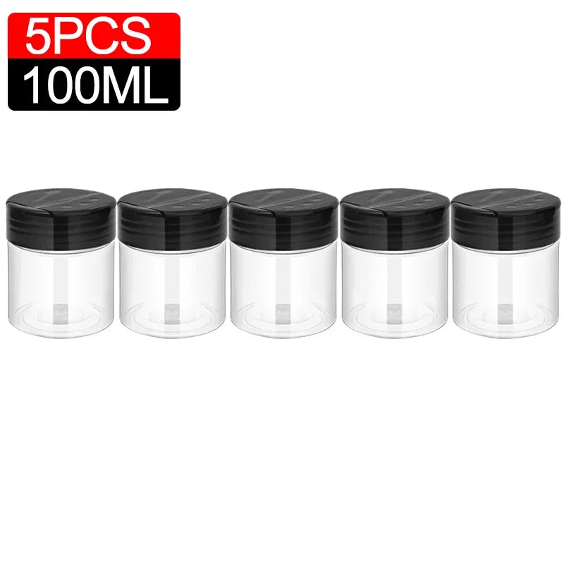 Clear Plastic Spice Shakers (10/1 PCS)