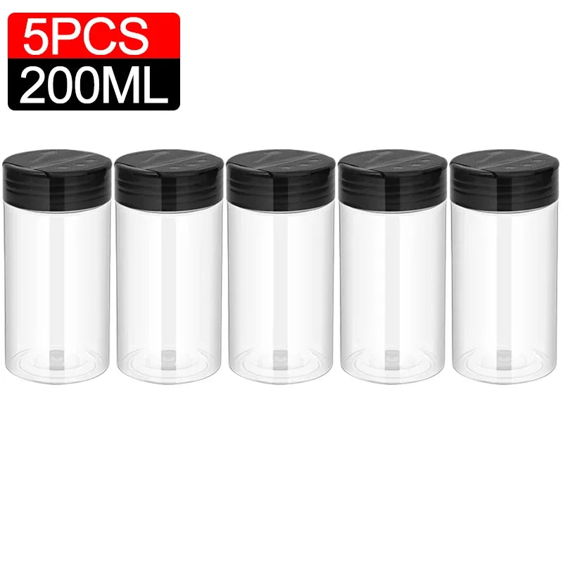 Clear Plastic Spice Shakers (10/1 PCS)