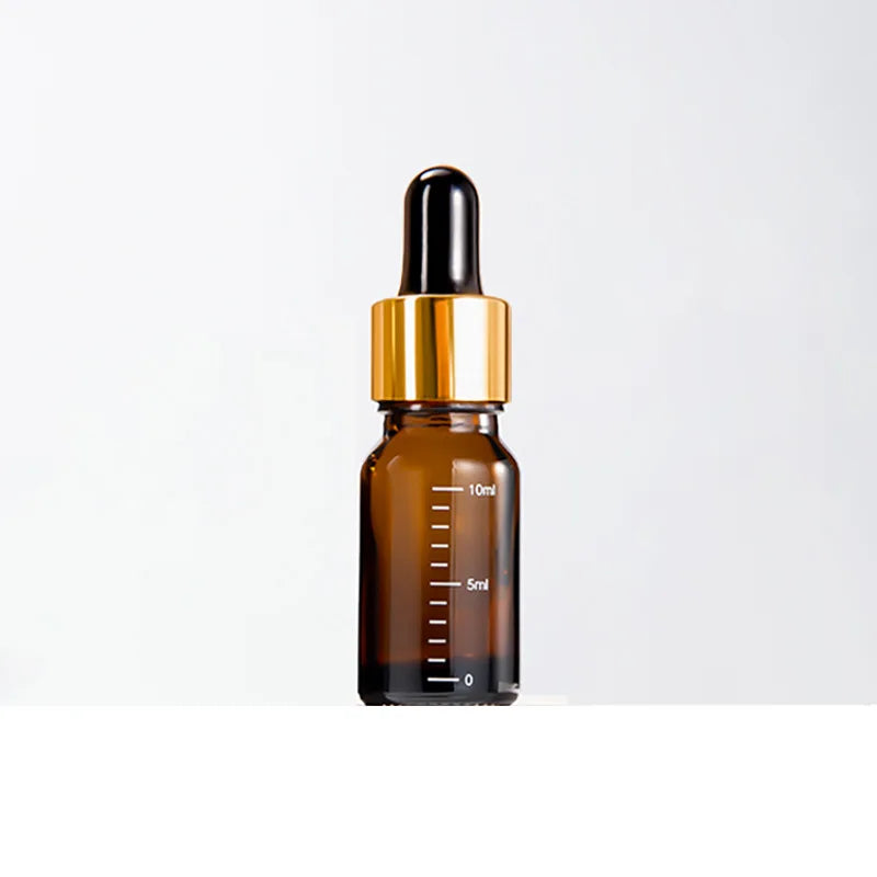 Amber Glass Dropper Bottles – 5ml to 100ml Refillable Set