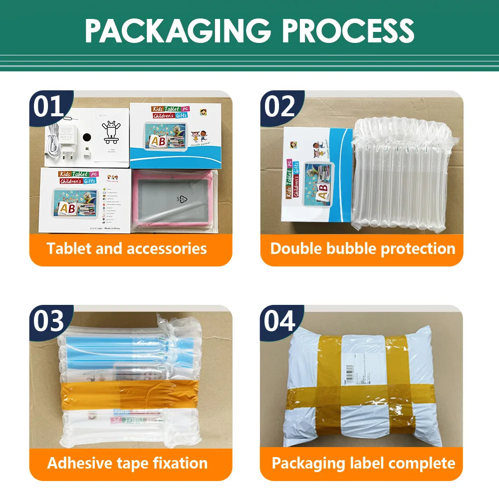 BDF 7" Kids Tablet – Android 13, 4GB+64GB, WiFi, Parental Control, Educational Gift