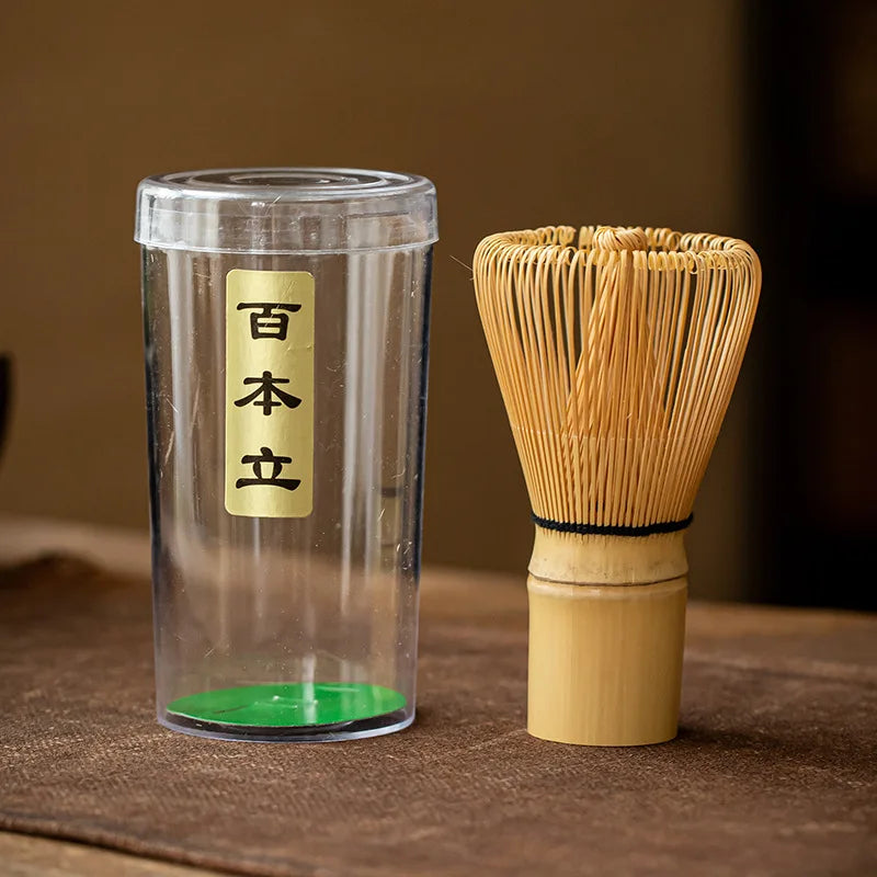 Japanese Matcha Tea Set with Bamboo Whisk & Scoop