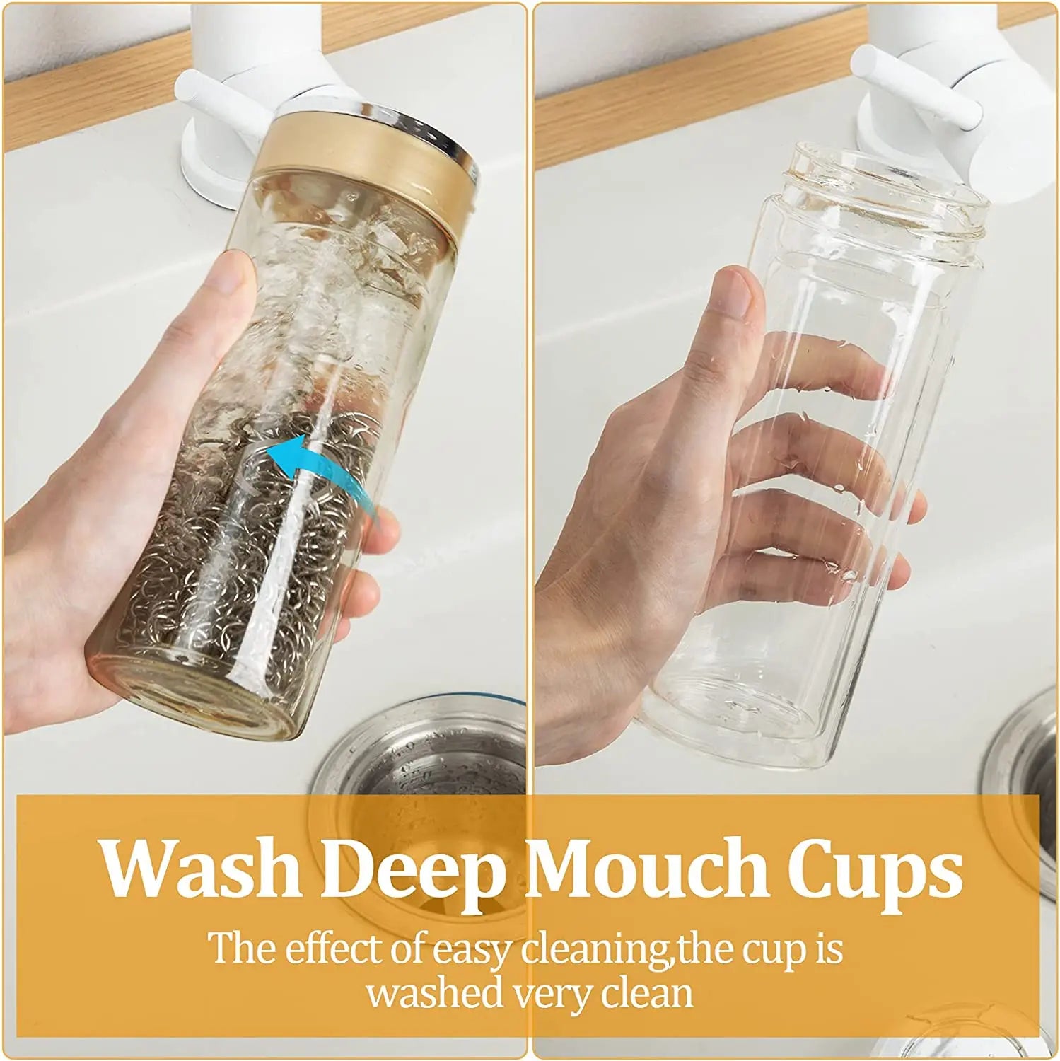 Leeseph Stainless Steel Chainmail Kitchen Scrubber