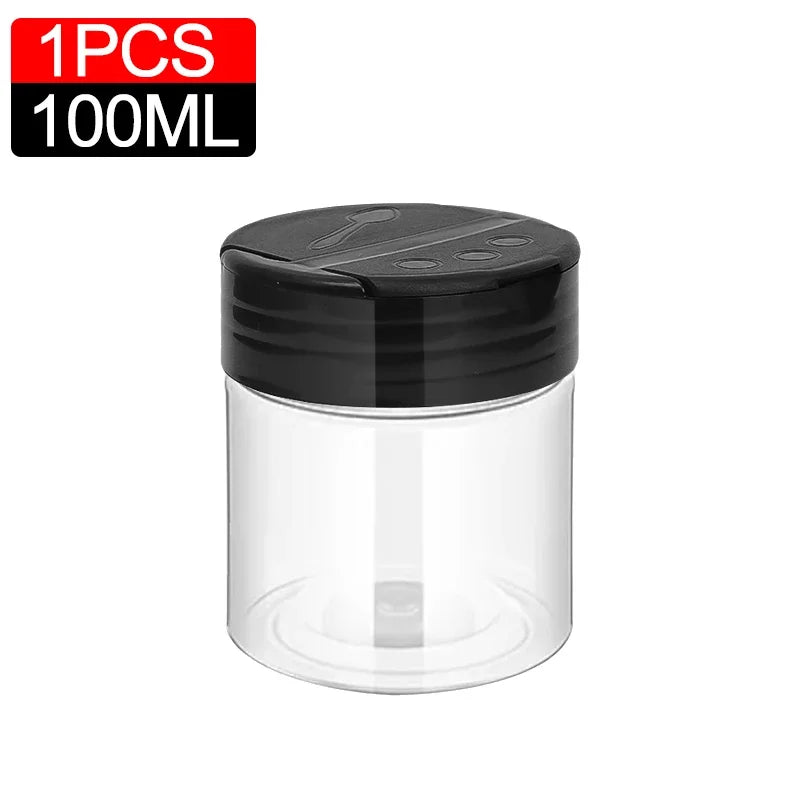 Clear Plastic Spice Shakers (10/1 PCS)