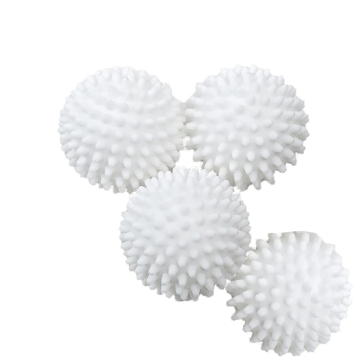 4Pcs Reusable PVC Dryer Balls – Fabric Softener Balls for Laundry & Drying