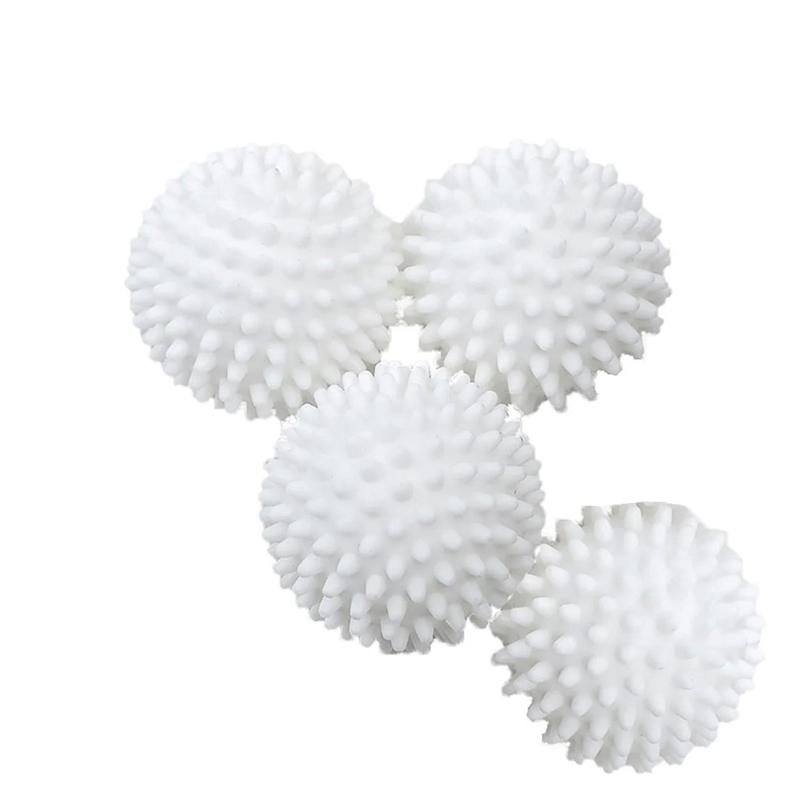 4Pcs Reusable PVC Dryer Balls – Fabric Softener Balls for Laundry & Drying