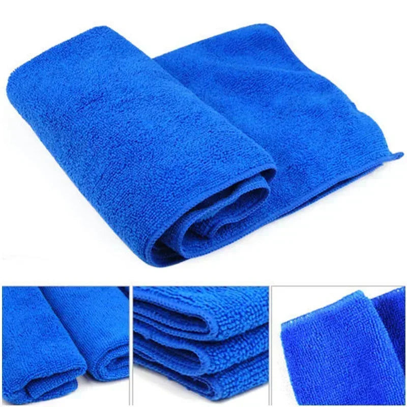 1–20Pcs Microfiber Cleaning Towels – Car Wash, Drying & Polishing Cloths