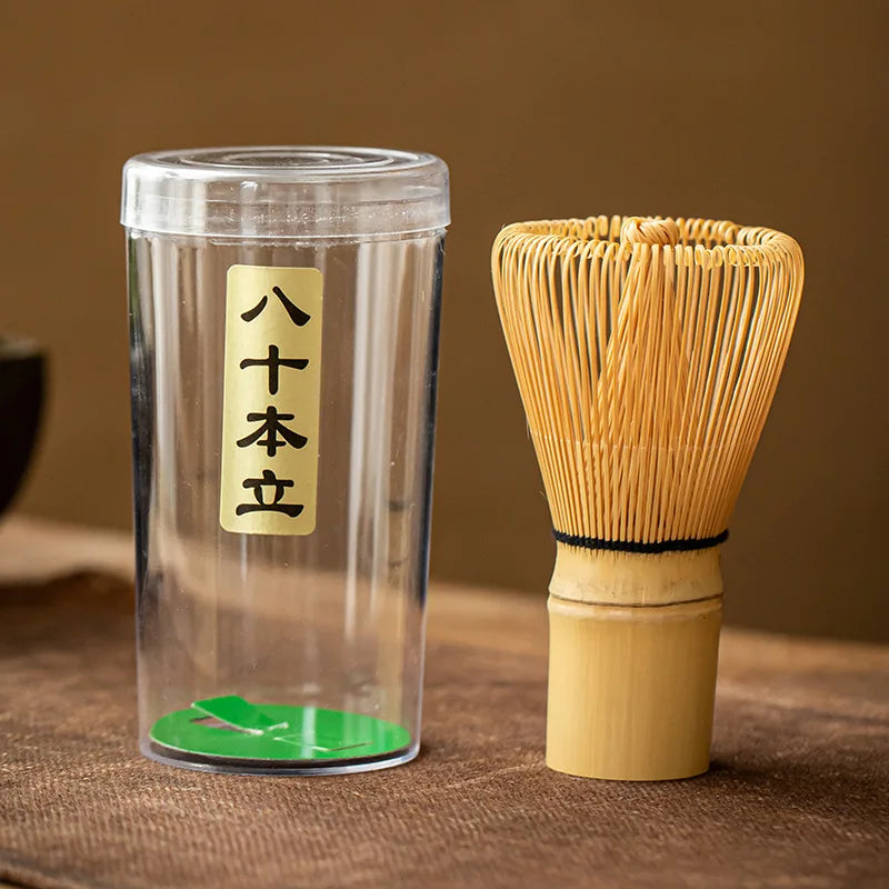 Japanese Matcha Tea Set with Bamboo Whisk & Scoop
