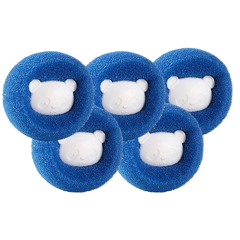1–5Pcs Reusable Pet Hair Remover Balls – Laundry Lint & Fur Catcher
