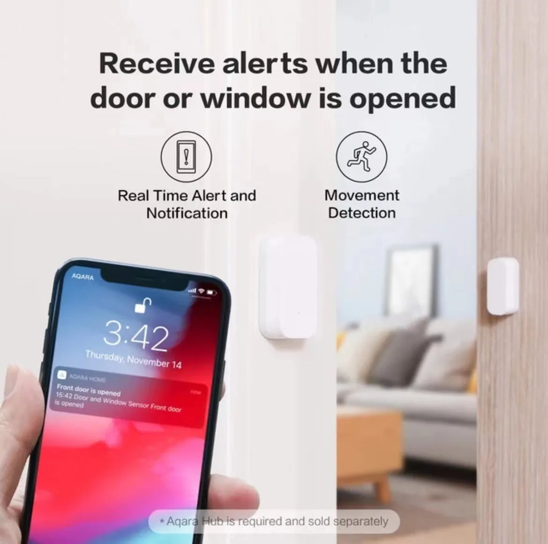 Aqara Zigbee Door & Window Sensor – Smart Wireless Detector for HomeKit & Mijia
