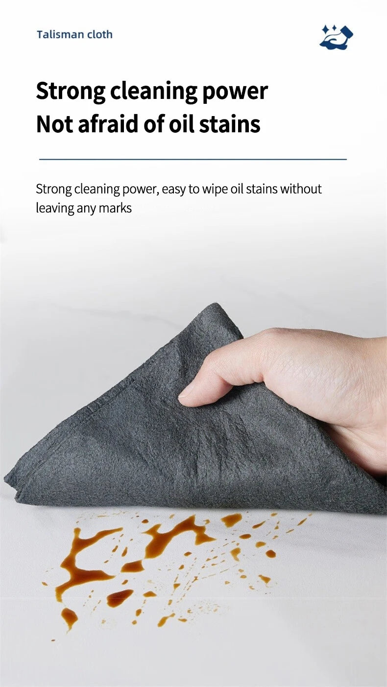 Thickened Microfiber Magic Cleaning Cloth – Lint-Free Towel for Glass, Kitchen, Car