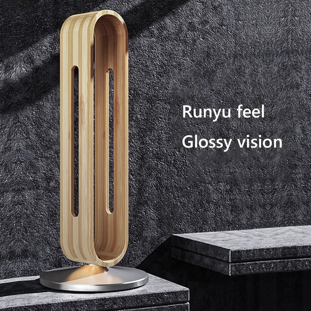 Bamboo & Aluminum Headphone Stand for Gaming