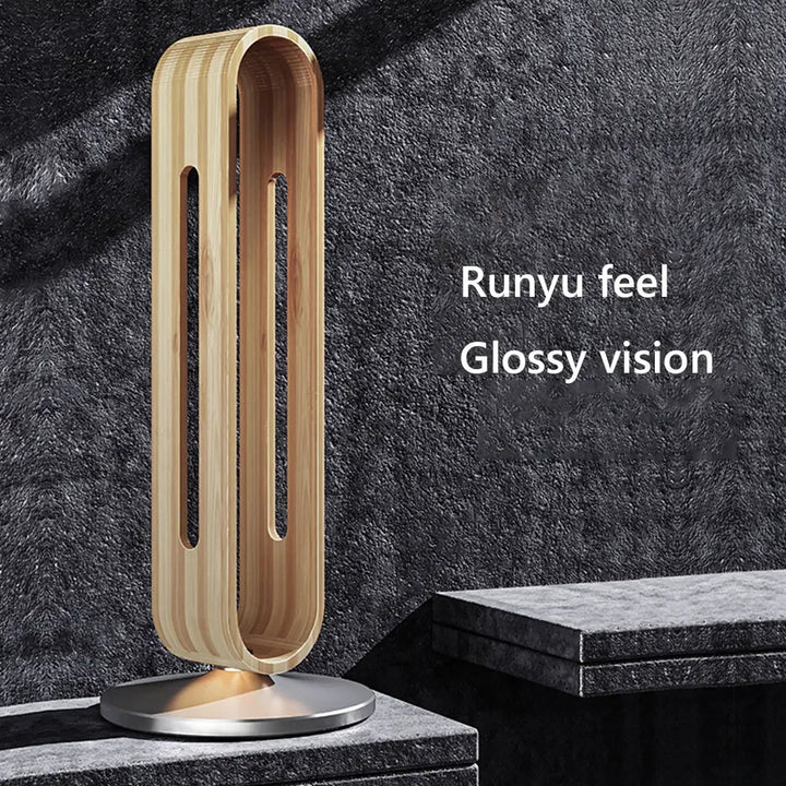 Bamboo & Aluminum Headphone Stand for Gaming