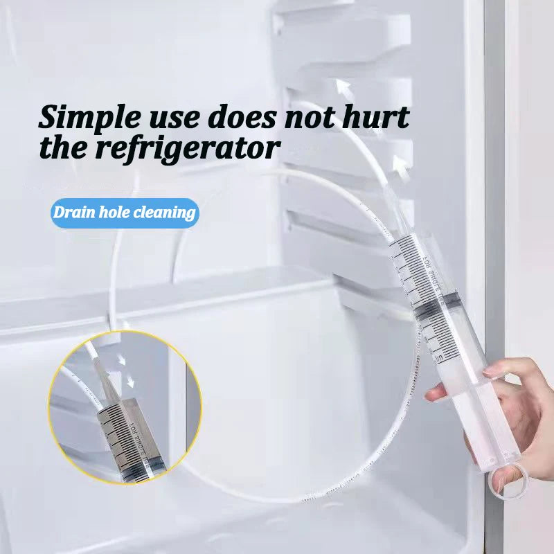 5-Piece Fridge Drain Cleaning Brush Set – Clog Remover & Outlet Cleaner