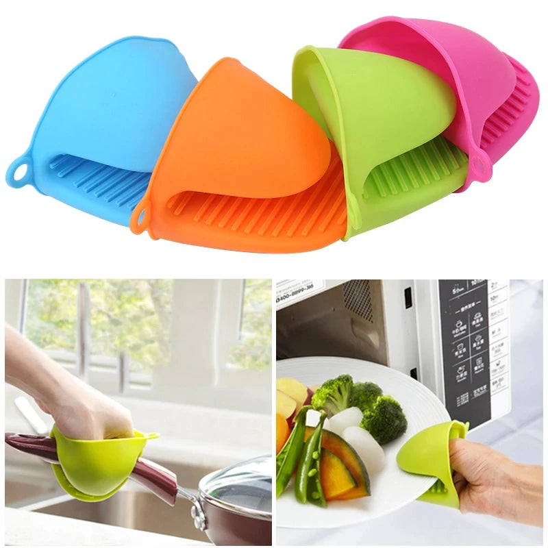 2-Pack Silicone Oven Mitt Clips – Heat Resistant & Anti-Slip