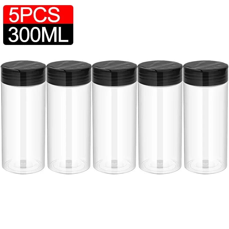 Clear Plastic Spice Shakers (10/1 PCS)