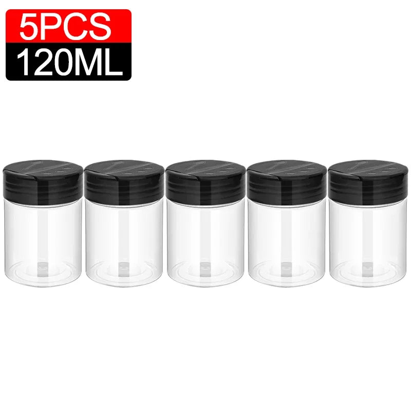 Clear Plastic Spice Shakers (10/1 PCS)