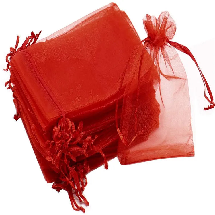 Reusable Fruit Protection Netting Bags with Drawstring (50/100 pcs)