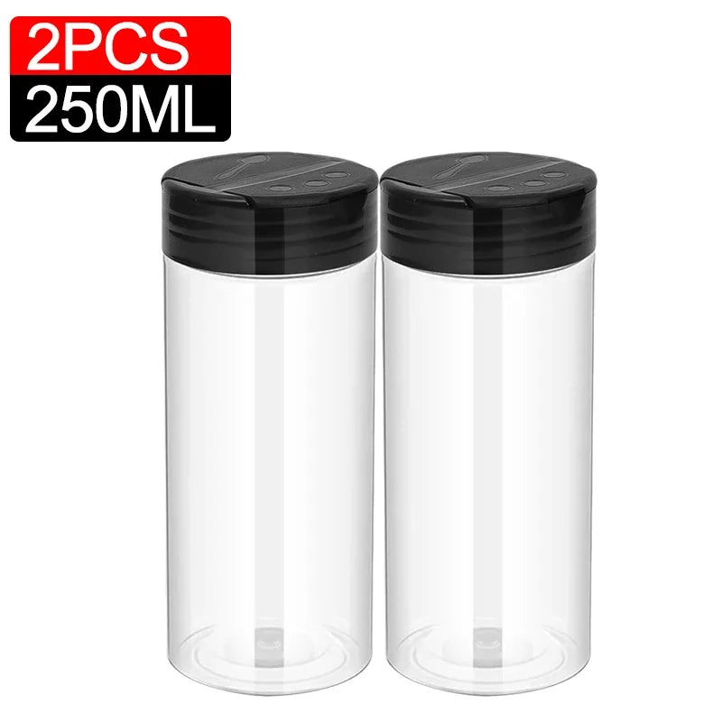 Clear Plastic Spice Shakers (10/1 PCS)