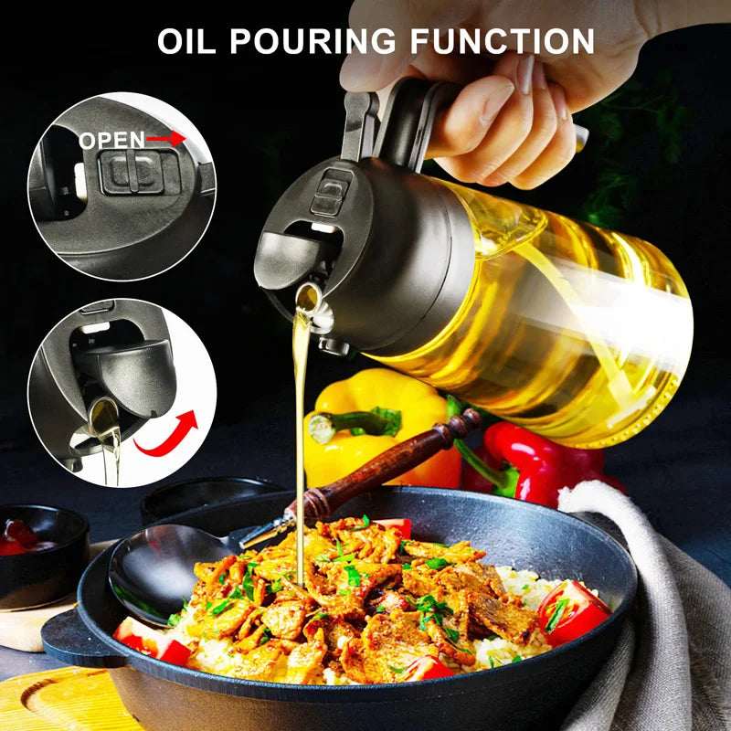 2-in-1 Kitchen Oil Sprayer & Dispenser