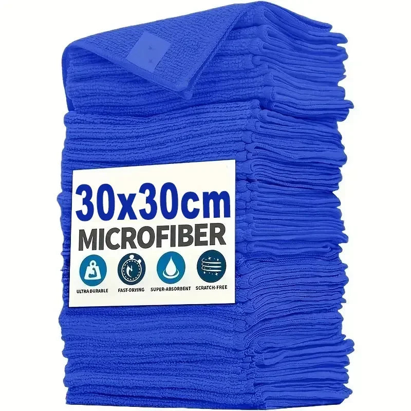 1–20Pcs Microfiber Cleaning Towels – Car Wash, Drying & Polishing Cloths